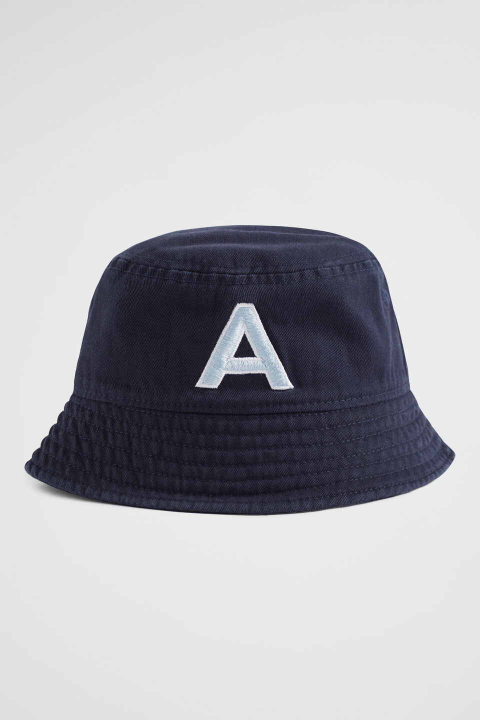 Initial Emb Bucket Hat  A
