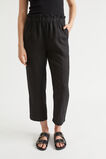 Core Linen Paperbag Pant  Black  hi-res