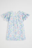 Cutwork Floral Dress  Baby Blue  hi-res