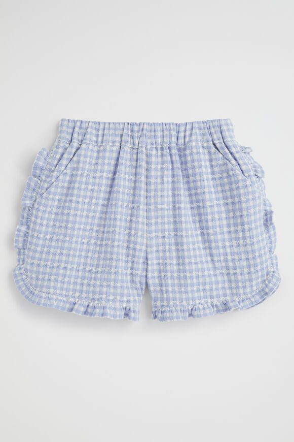 Frill Gingham Short  Blue Iris  hi-res