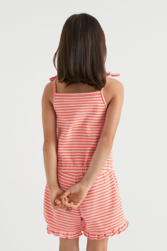 Stripe Playsuit  Watermelon  hi-res