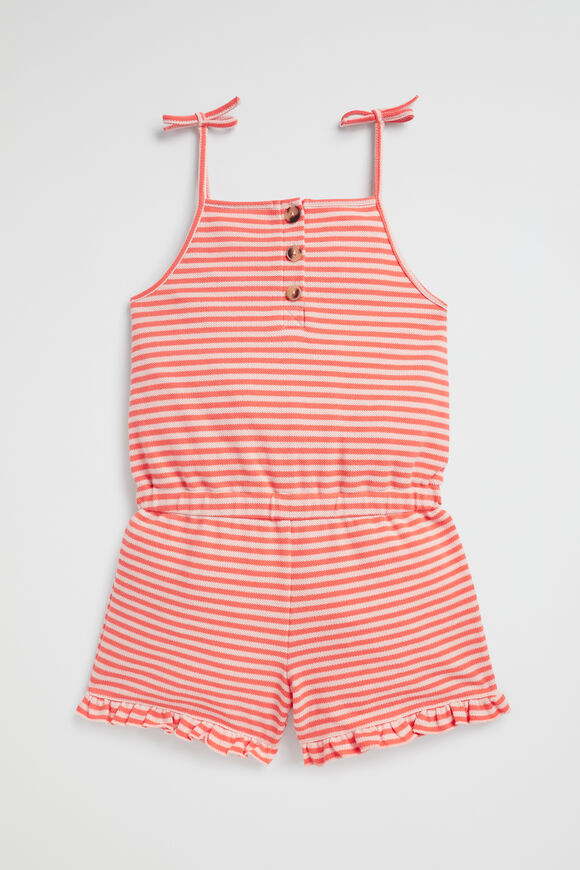 Stripe Playsuit  Watermelon  hi-res