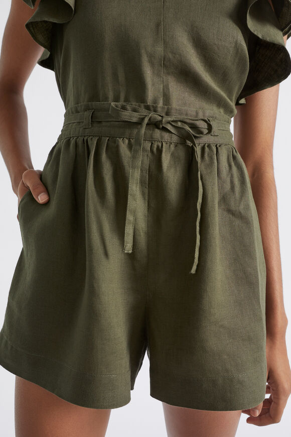Linen Short  Dark Fern  hi-res