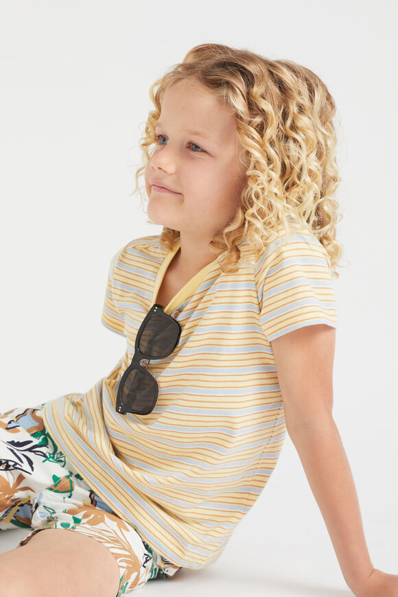 Black Printed Waymax Sunglasses  Multi  hi-res