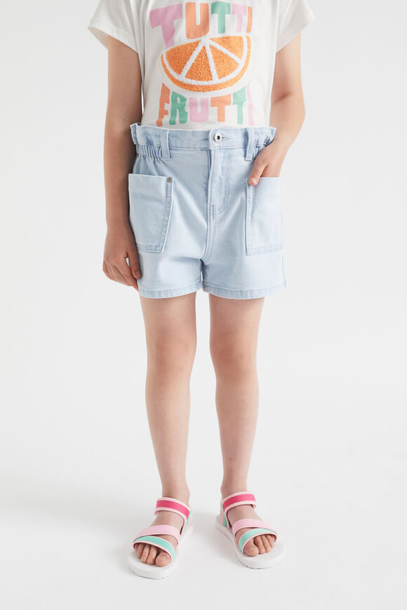 Cargo Denim Short  Sun Bleach  hi-res