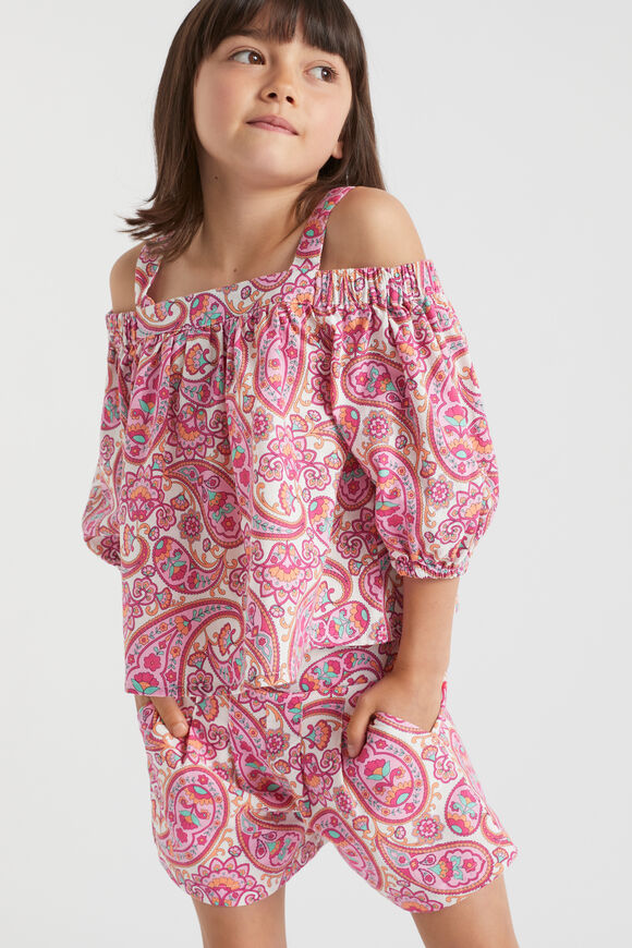 Paisley Short  Fuchsia  hi-res
