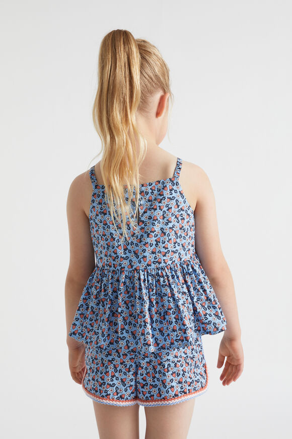 Crochet Trim Short  Periwinkle  hi-res