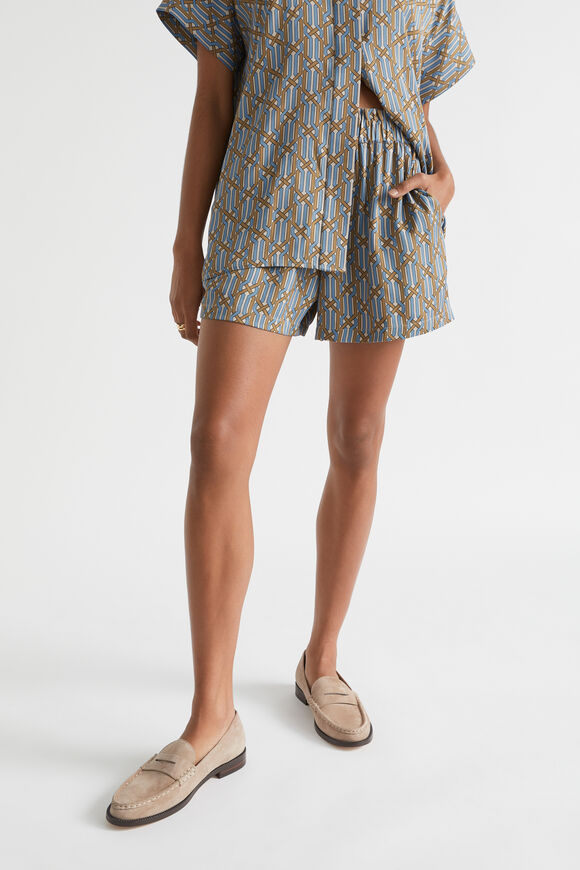 Linear Retro Short  Deep Brass Retro  hi-res