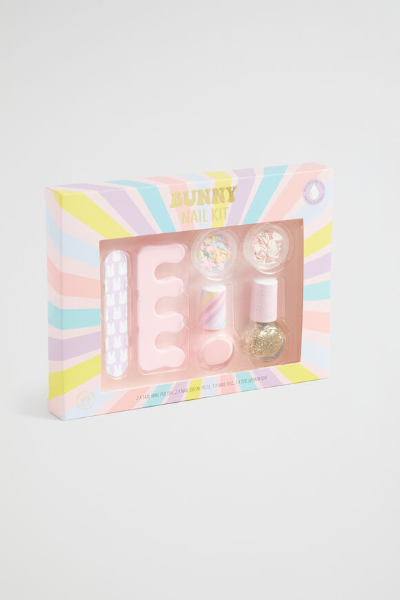 Bunny Rainbow Nail Kit  Multi  hi-res