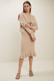 Boucle Knit Skirt  Biscotti  hi-res