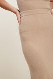 Boucle Knit Skirt  Biscotti  hi-res