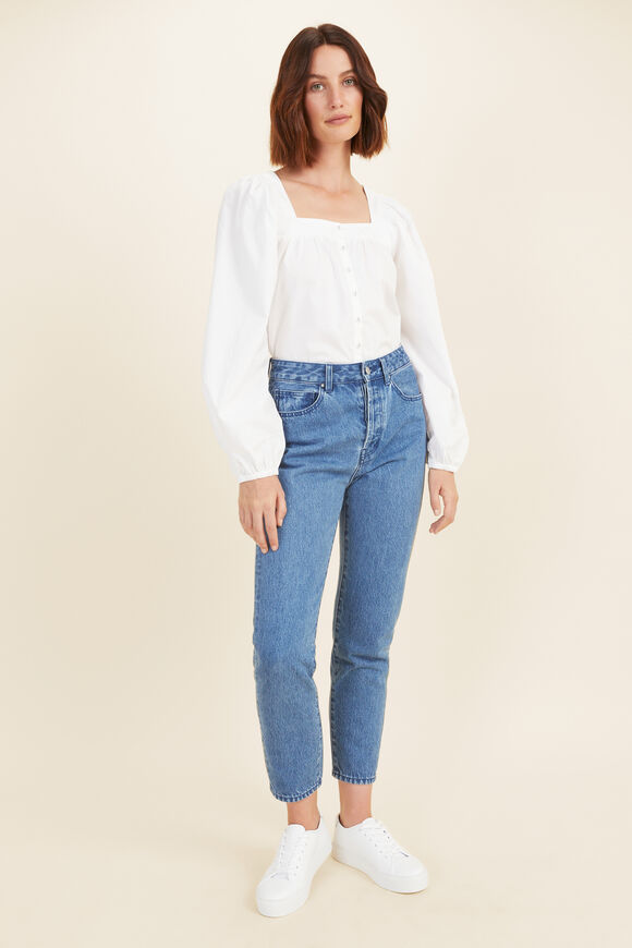 Core Slim Leg Rigid Jean  Mid Indigo Wash  hi-res