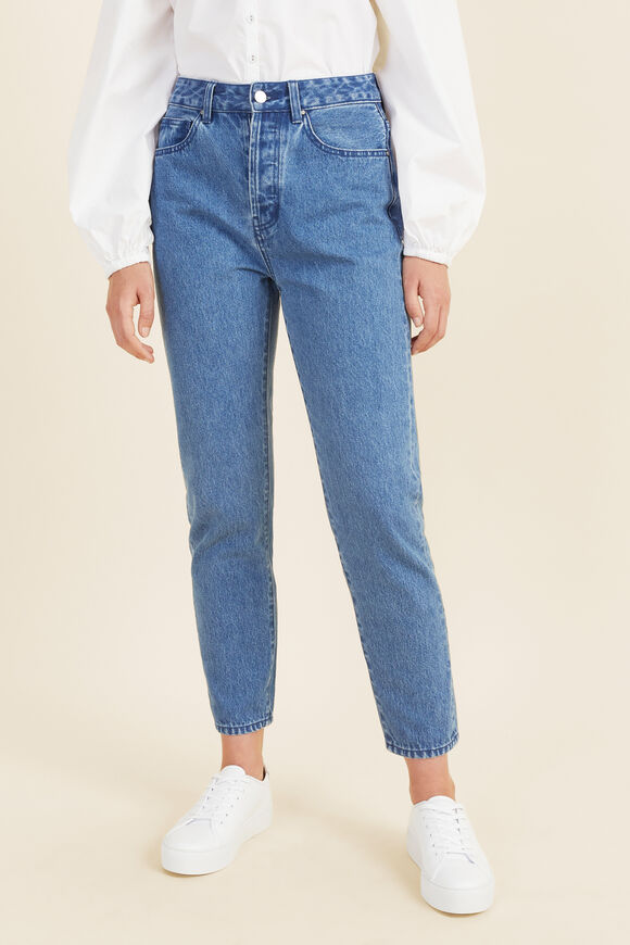 Core Slim Leg Rigid Jean  Mid Indigo Wash  hi-res