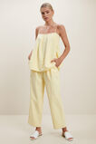 Textured Relaxed Pant  Limocello  hi-res