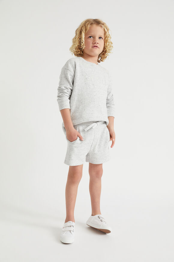 Logo Track Short  Cloudy Marle  hi-res