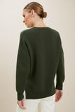 Hi-Low Sweater  Basil  hi-res