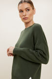 Hi-Low Sweater  Basil  hi-res