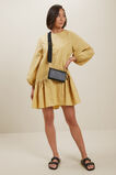 Poplin Frill Hem Dress  Fawn  hi-res