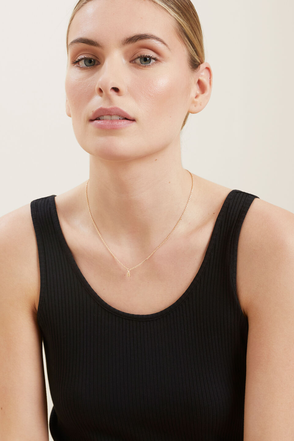 Initial Necklace  R
