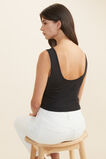 Layering Crop Top  Black  hi-res