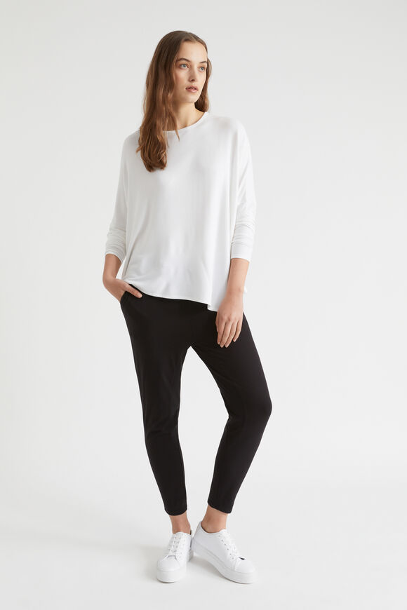 Core Asymmetrical Sweat  Whisper White  hi-res