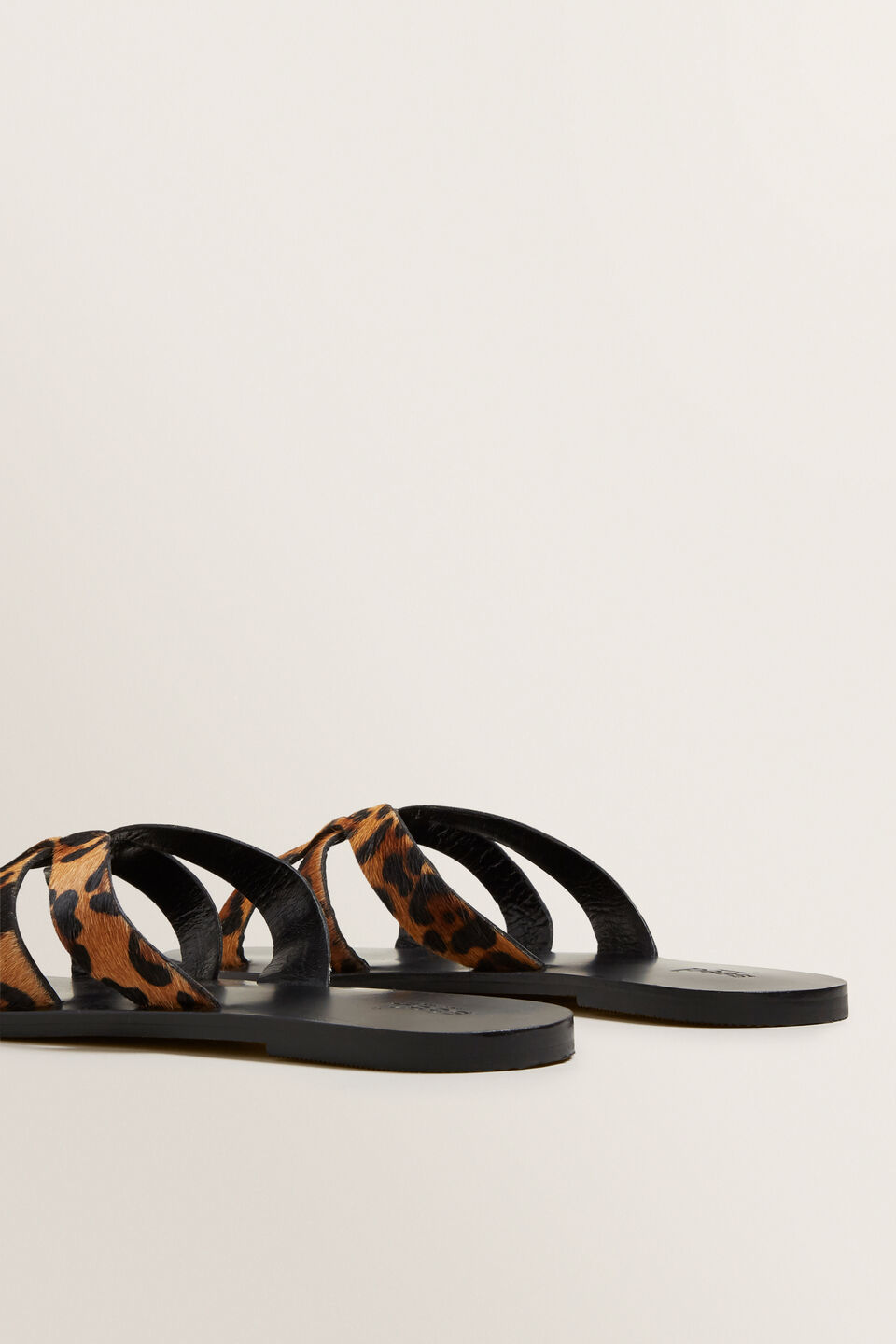 Emma Leather Slide  