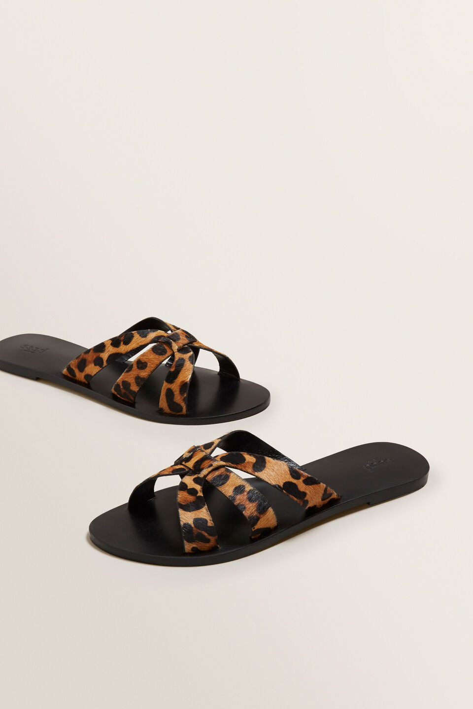 Emma Leather Slide  