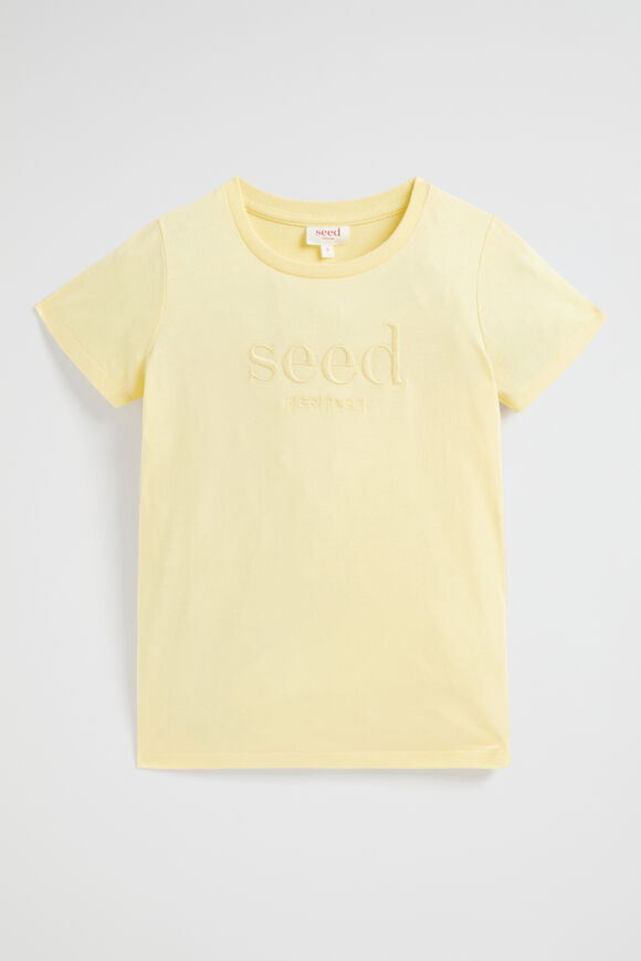 Core Logo Tee  Lemon  hi-res