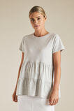 Tiered Peplum Tee    hi-res