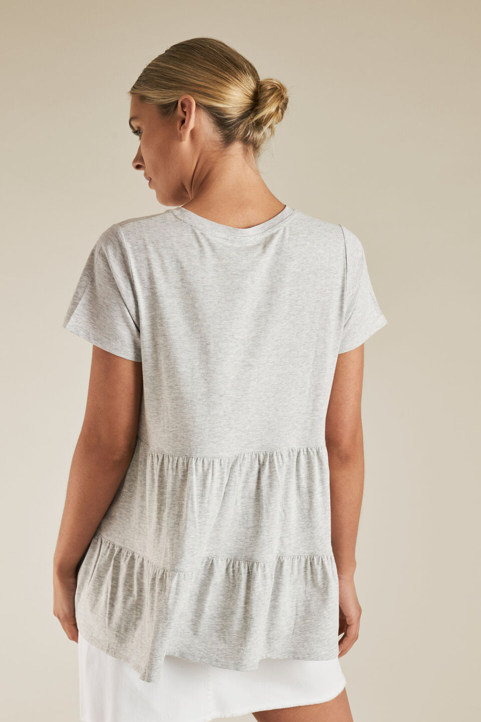 Tiered Peplum Tee  