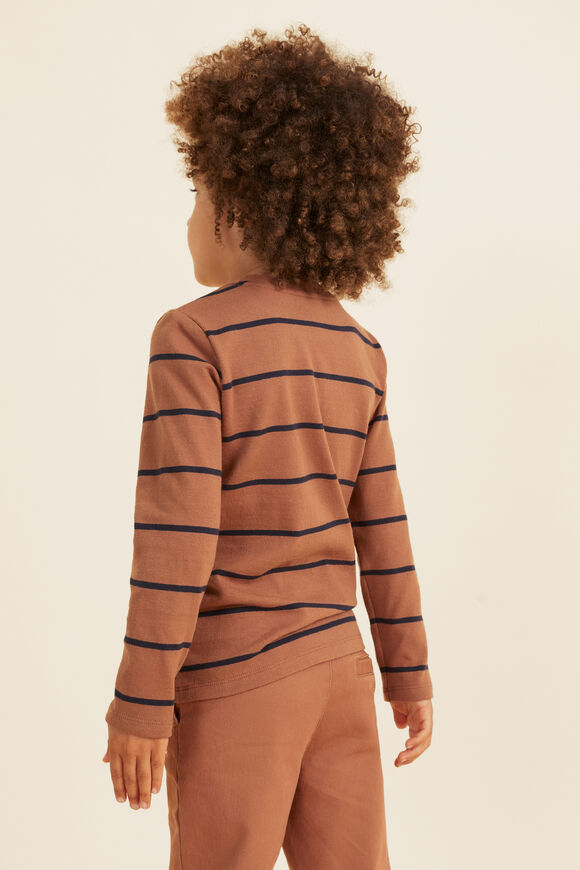 Core Logo Rugby Tee  Caramel  hi-res