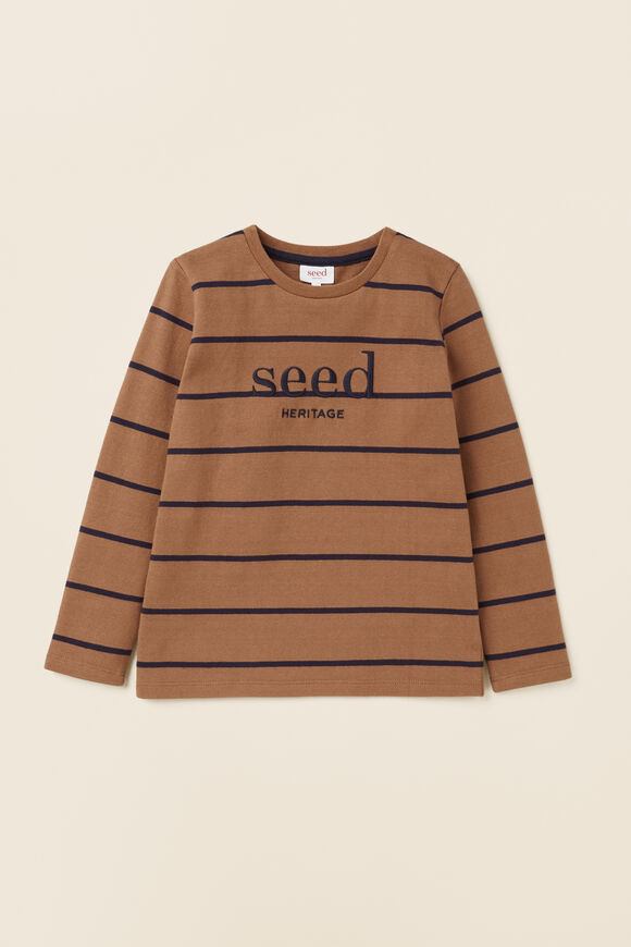 Core Logo Rugby Tee  Caramel  hi-res