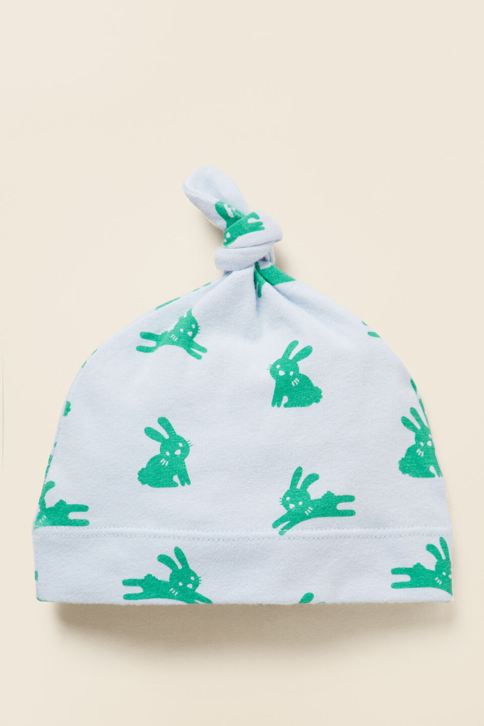 Bunny Knot Hat  Powder Blue