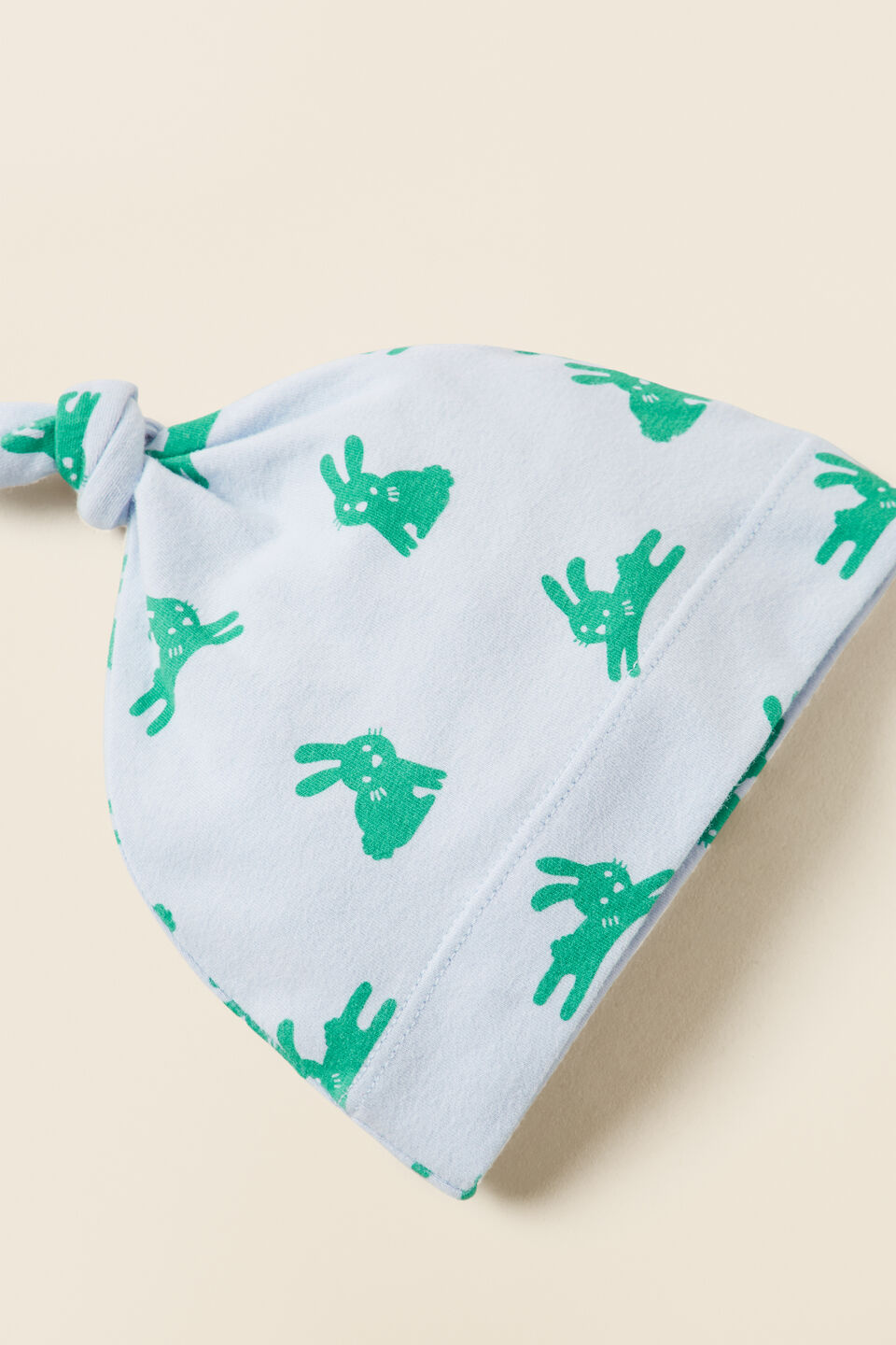 Bunny Knot Hat  Powder Blue
