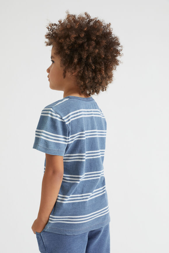 Stripe Tee  Indigo  hi-res