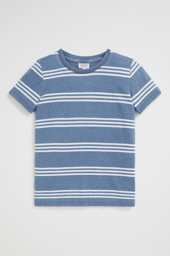 Stripe Tee  Indigo  hi-res