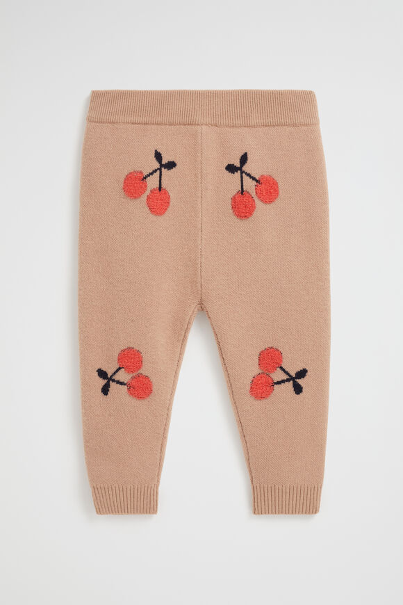 Cherry Knit Pant  Sand  hi-res