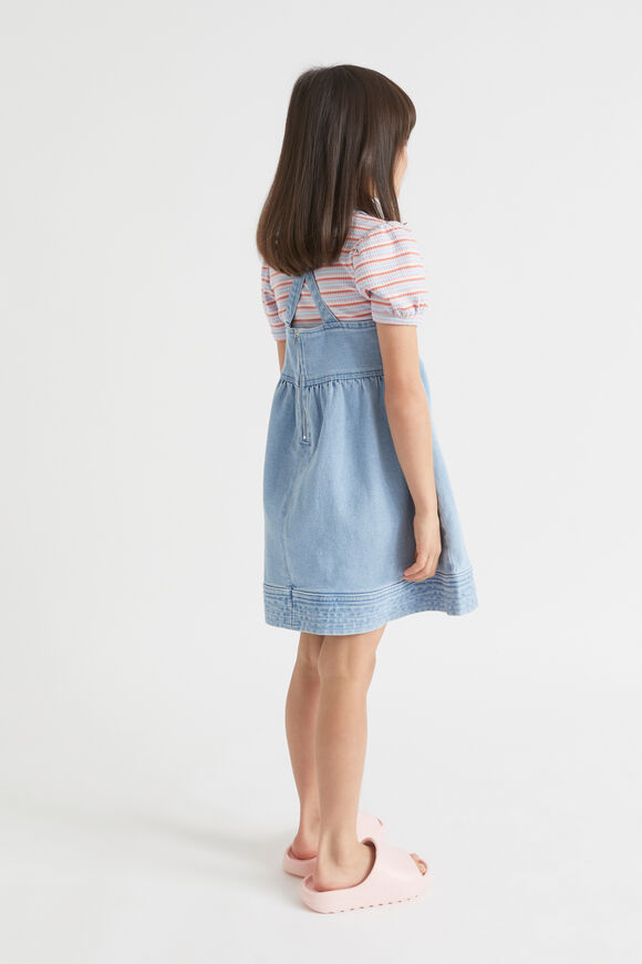 Denim Pinafore  Classic Wash  hi-res