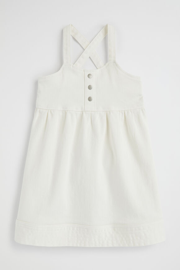 Denim Pinafore  Vintage White Wash  hi-res