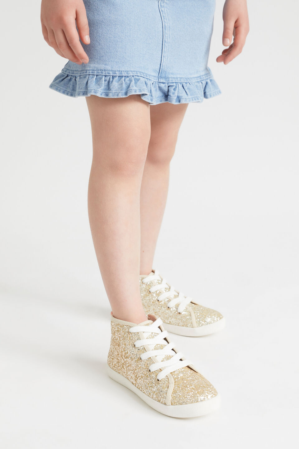 Glitter Hightop  Gold