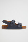 Summer Double Buckle Slide  Navy  hi-res
