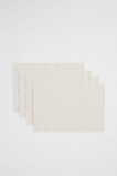 Stripe Rib Placemat Set of 4  Stone  hi-res