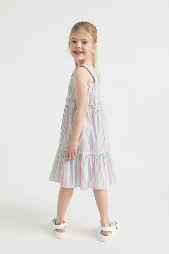 Seersucker Smocked Dress  Multi  hi-res
