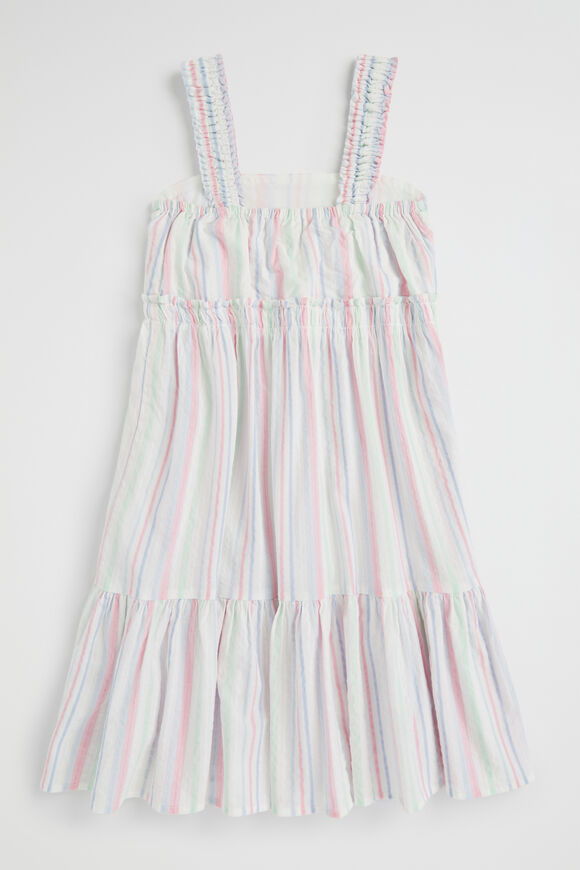 Seersucker Smocked Dress  Multi  hi-res