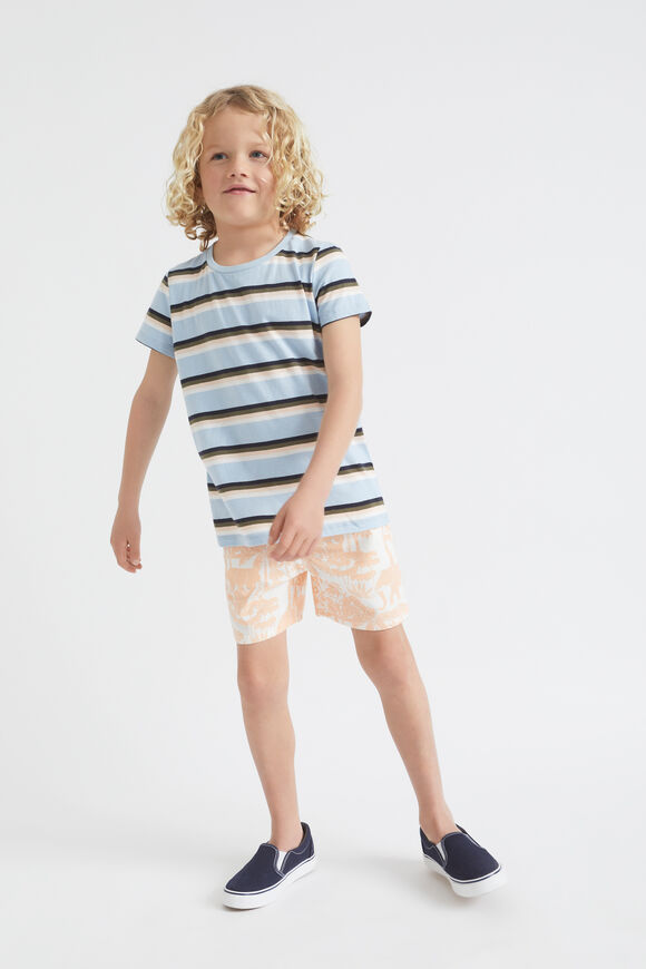 Stripe Tee  Pale Blue  hi-res