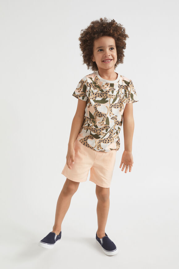 Cheetah Tee  Oat Marle  hi-res