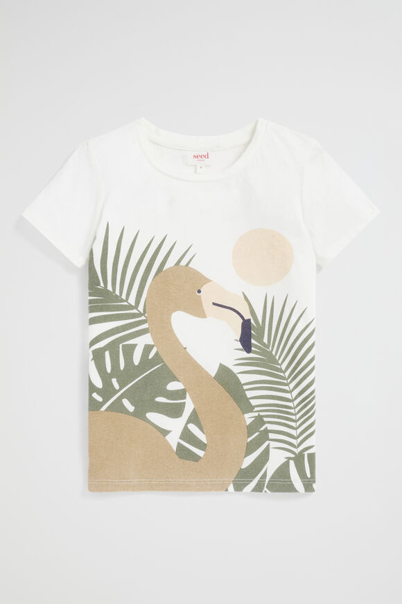 Flamingo Tee  Vintage White  hi-res