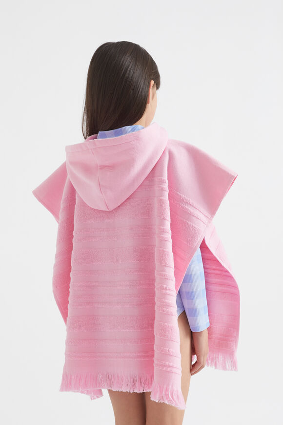 Heritage Terry Poncho  Candy Pink  hi-res