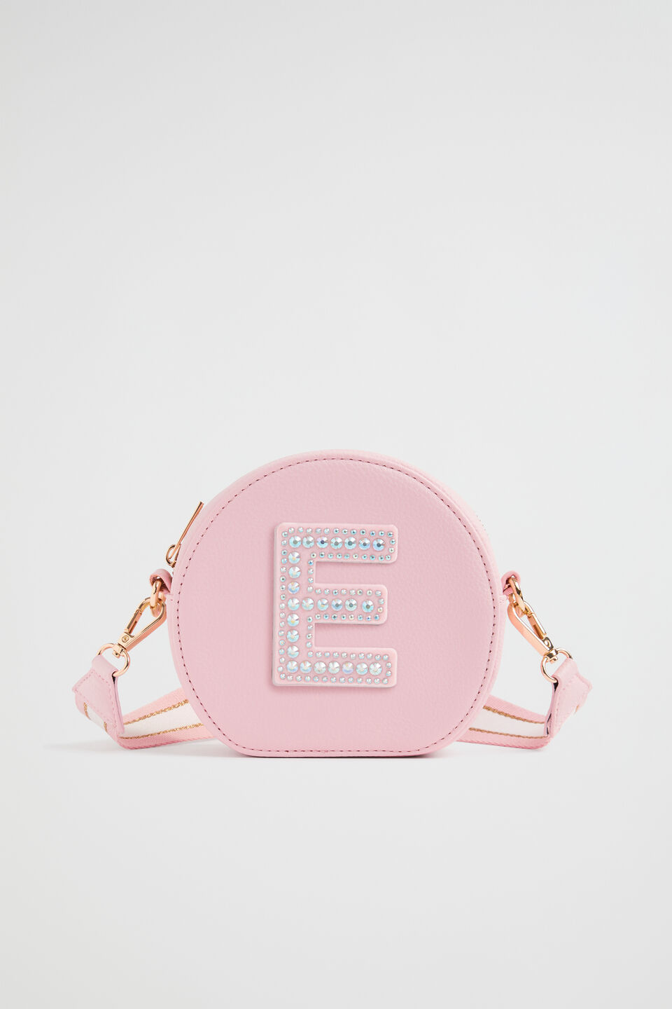 Circle Jewel Initial Bag  E