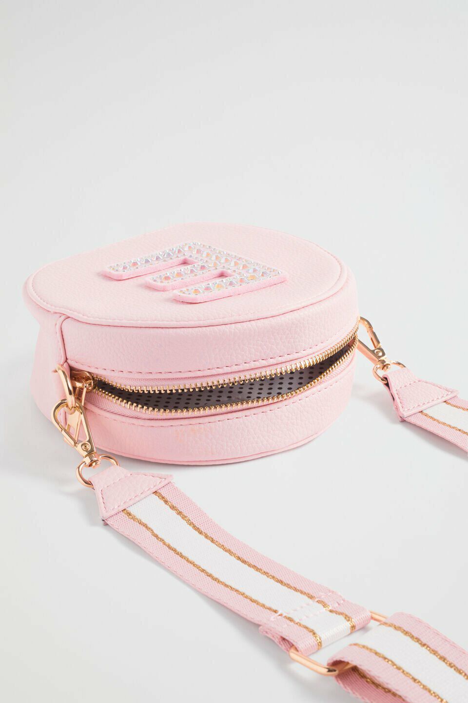Circle Jewel Initial Bag  E